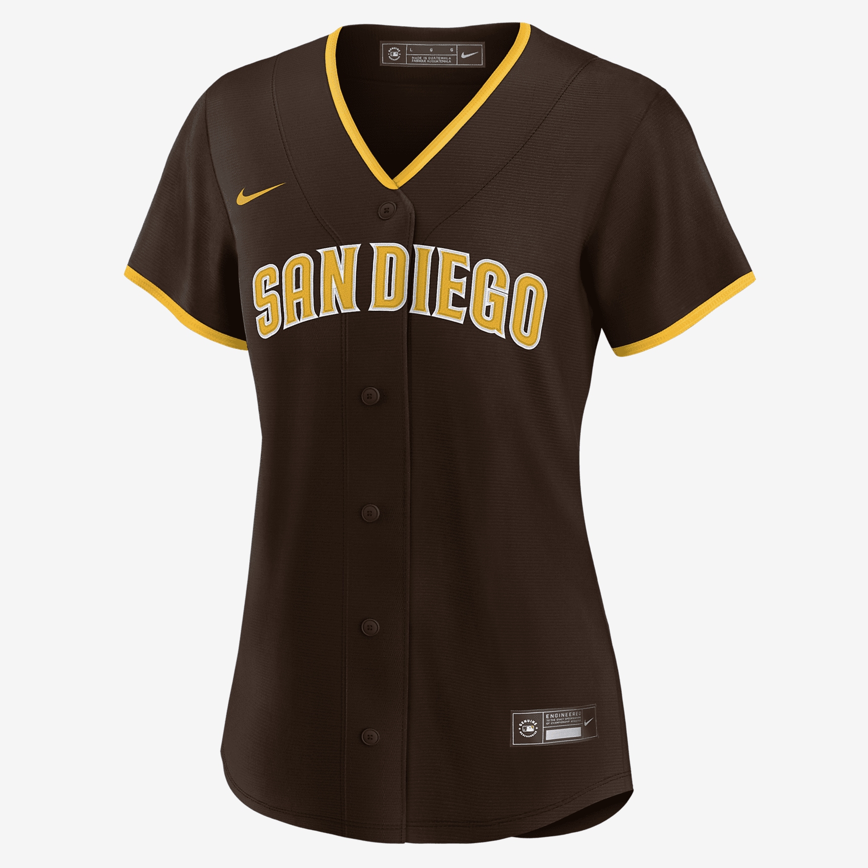 MLB San Diego Padres (Fernando Tatis Jr.) Women's Replica Baseball Jersey - Brown