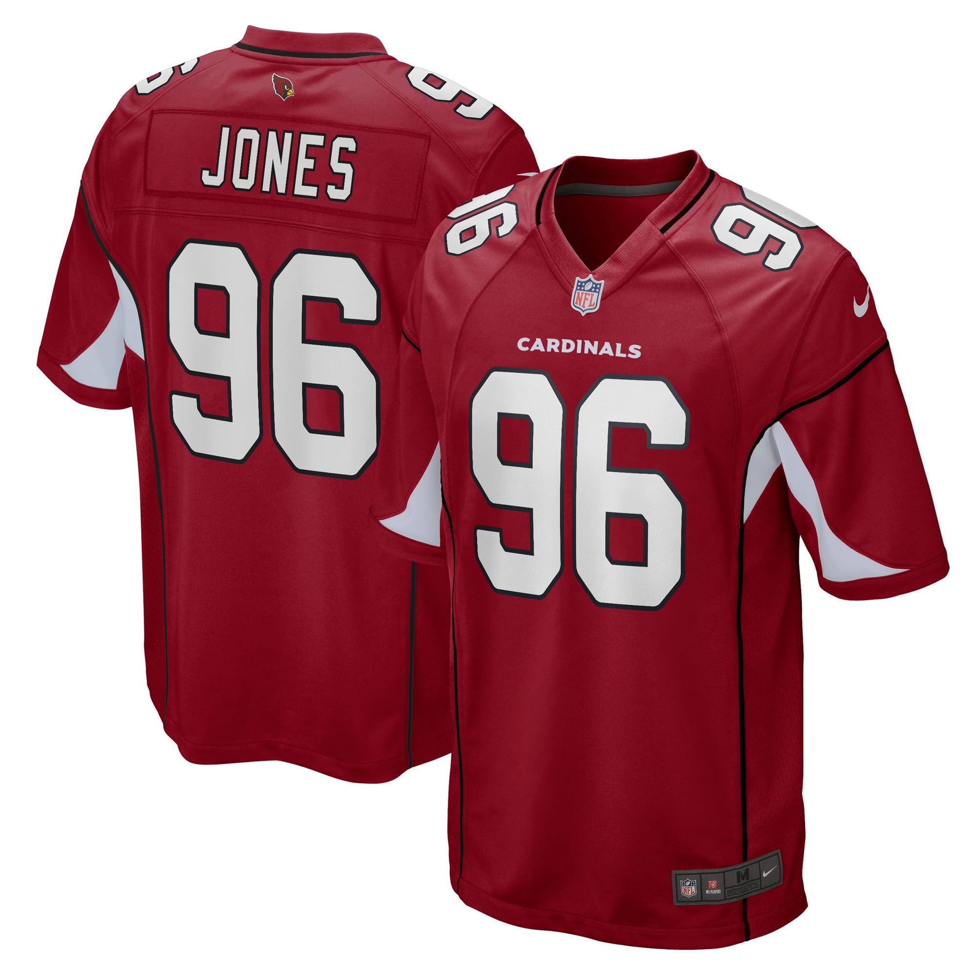 Men s Nike Manny Jones Cardinal Arizona Cardinals Game Player Jersey