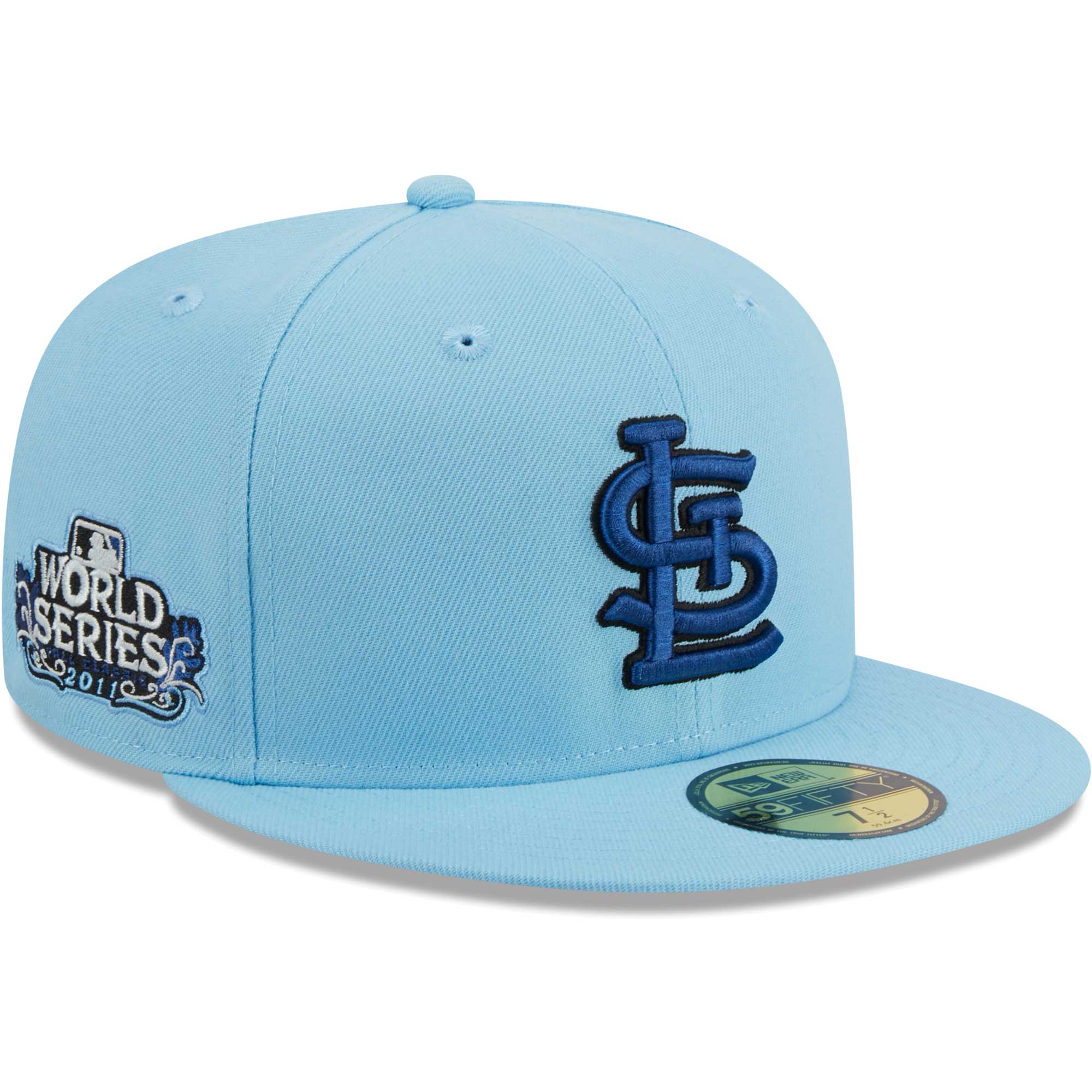 St. Louis Cardinals New Era 59FIFTY Fitted Hat - Light Blue