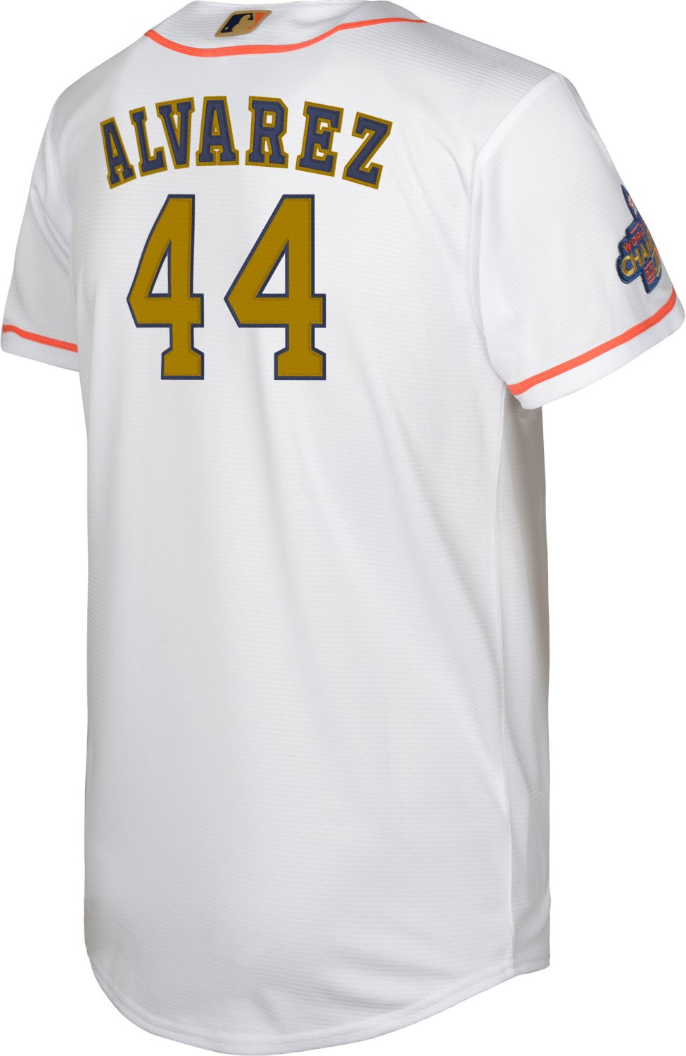 Nike Youth Houston Astros Gold Yordan Alvarez Replica Jersey