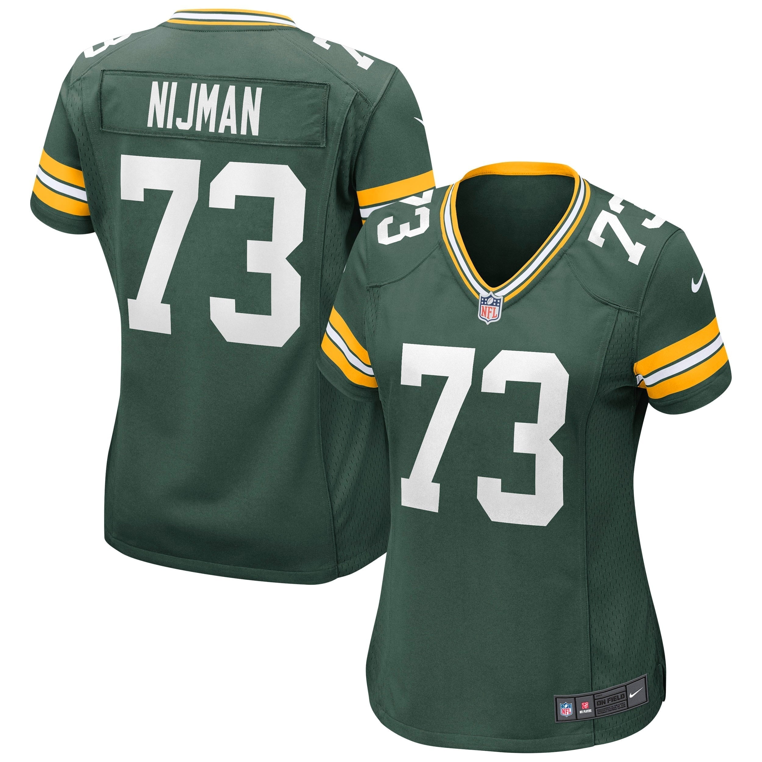 Women s Nike Yosh Nijman Green Green Bay Packers Game Jersey