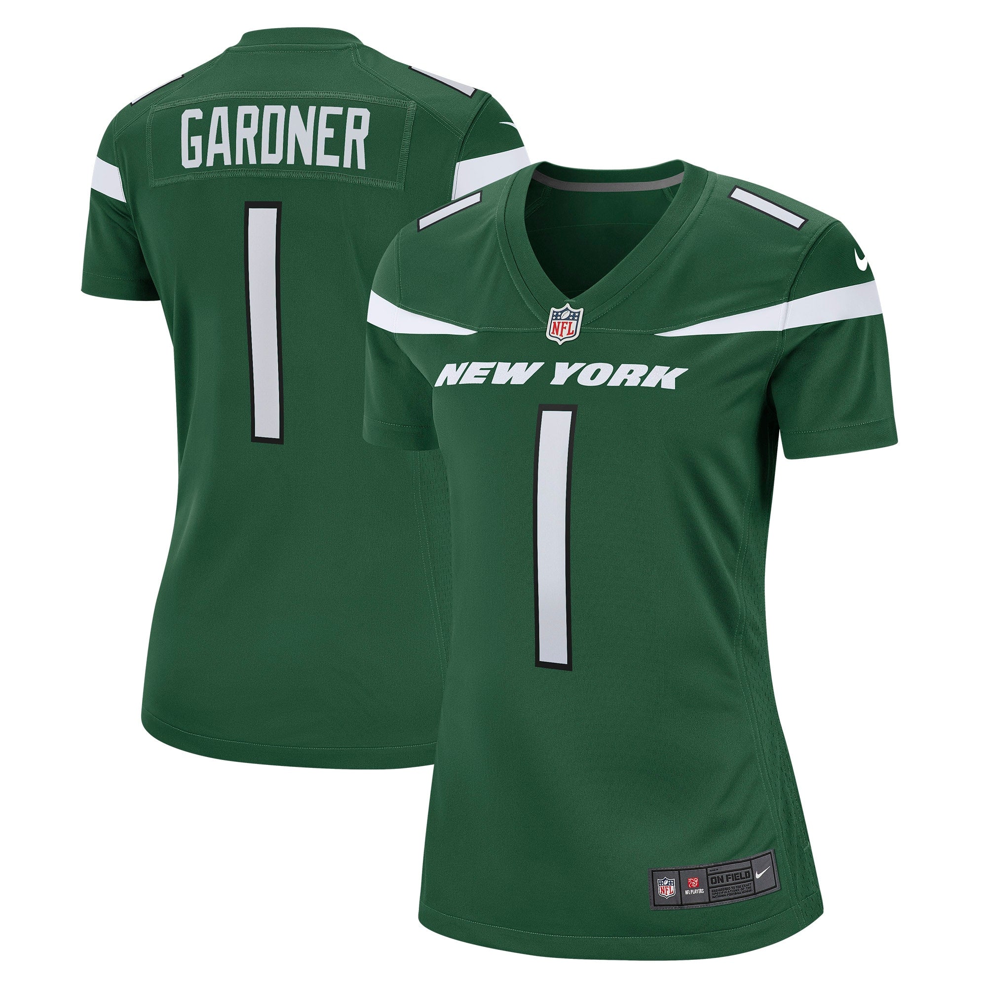 Ahmad Sauce Gardner New York Jets Nike Women s Player Jersey   Green