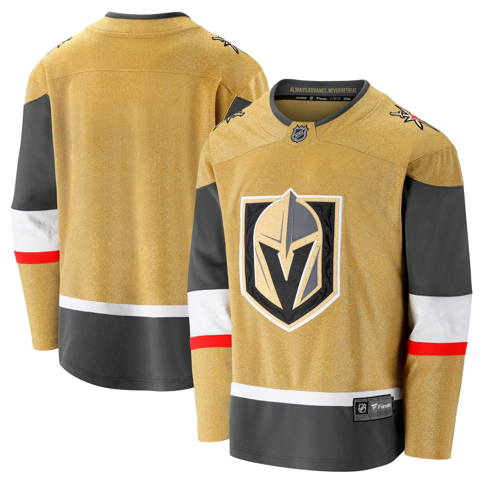 Men's Fanatics Branded Gold Vegas Golden Knights Home Breakaway Jersey