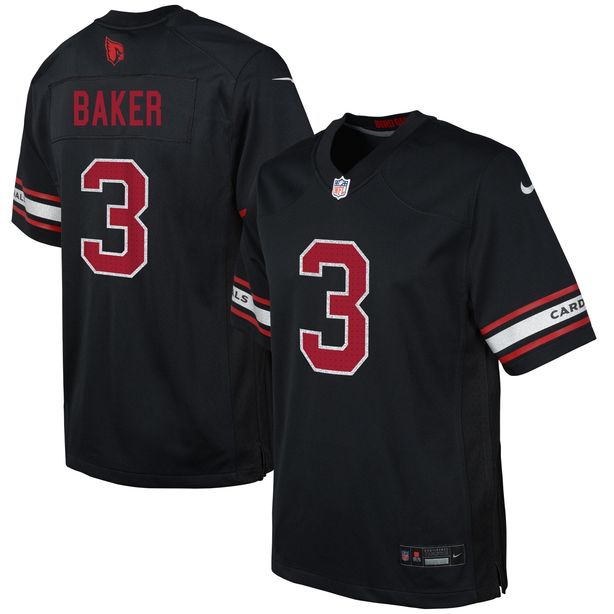 Budda Baker Arizona Cardinals Nike Youth Game Jersey   Black