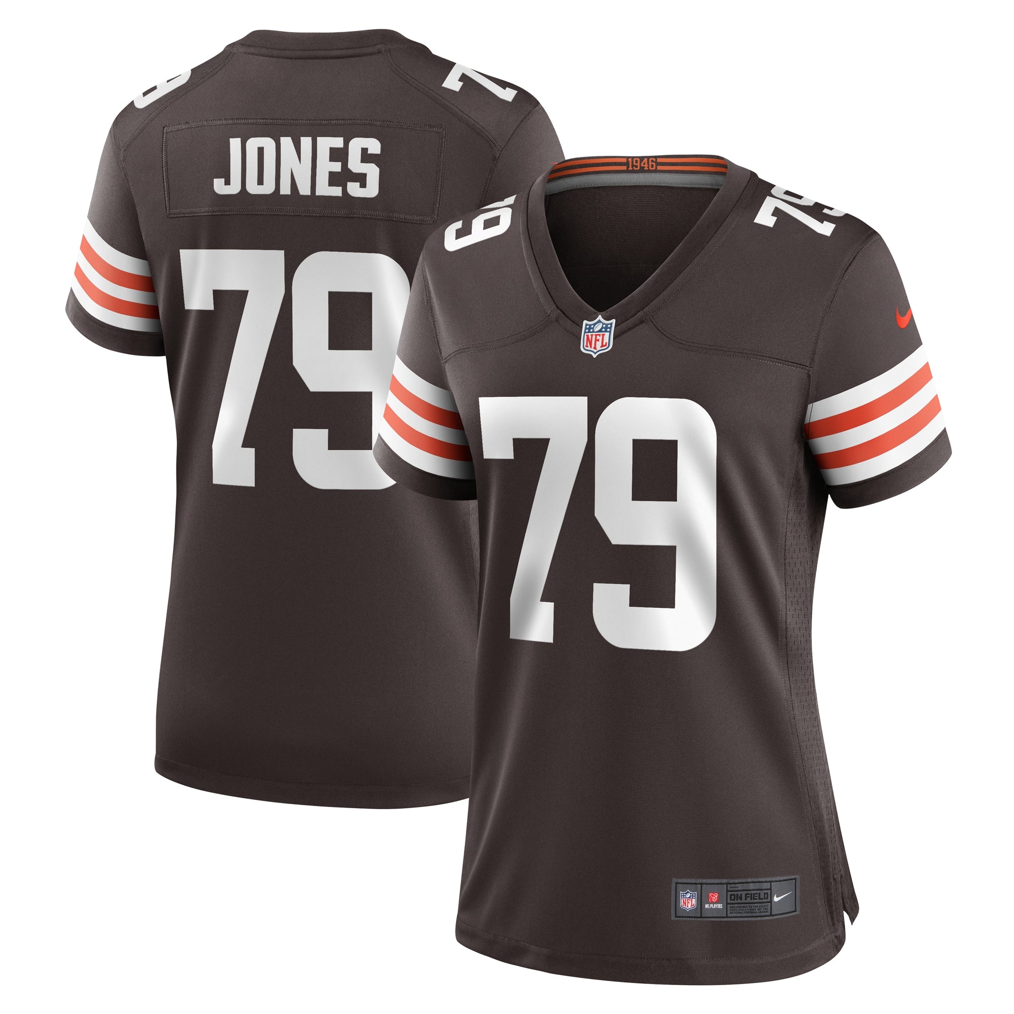 Dawand Jones Cleveland Browns Nike Women s Team Game Jersey    Brown