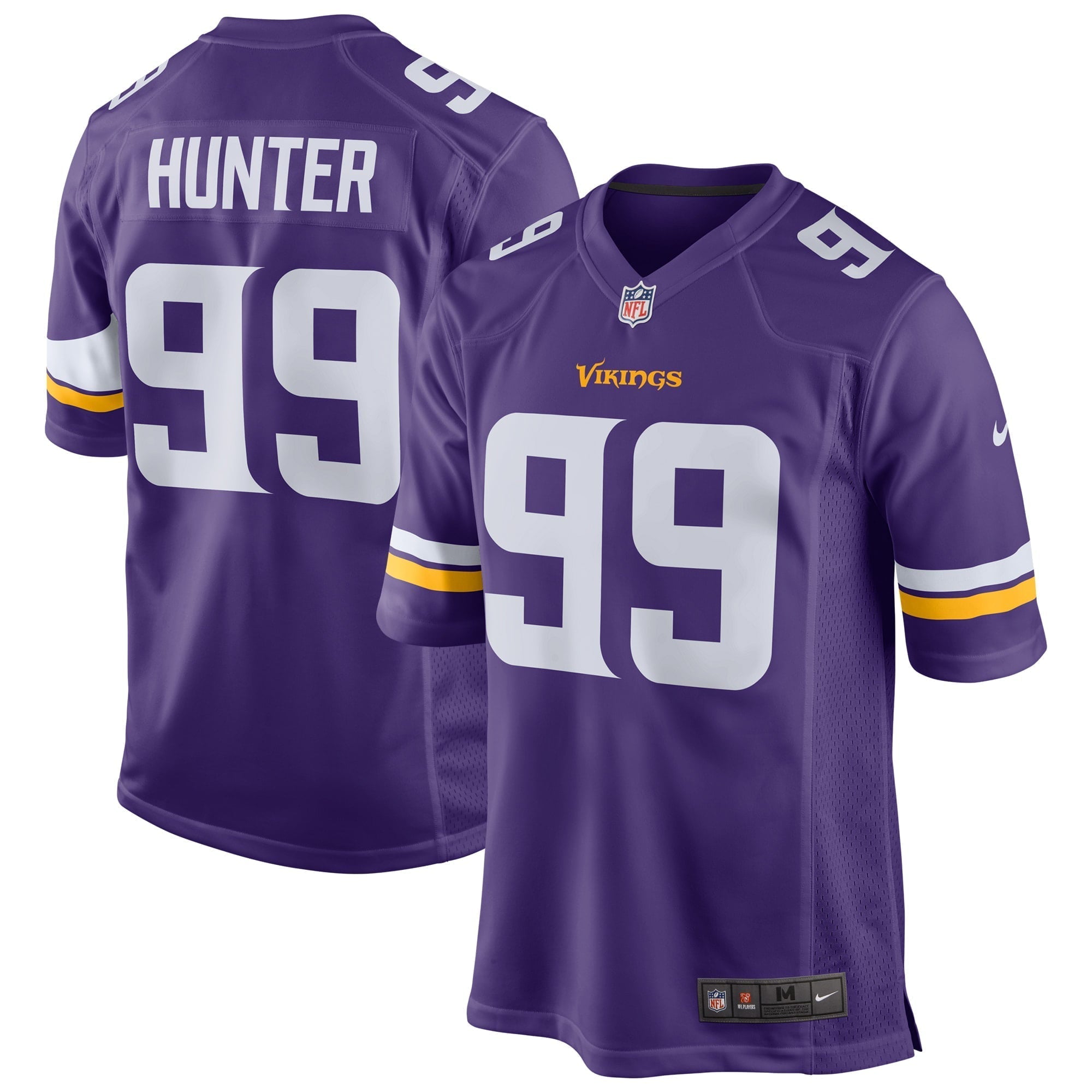 Men s Nike Danielle Hunter Purple Minnesota Vikings Game Jersey