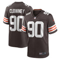 Men s Nike Jadeveon Clowney Brown Cleveland Browns Game Player Jersey