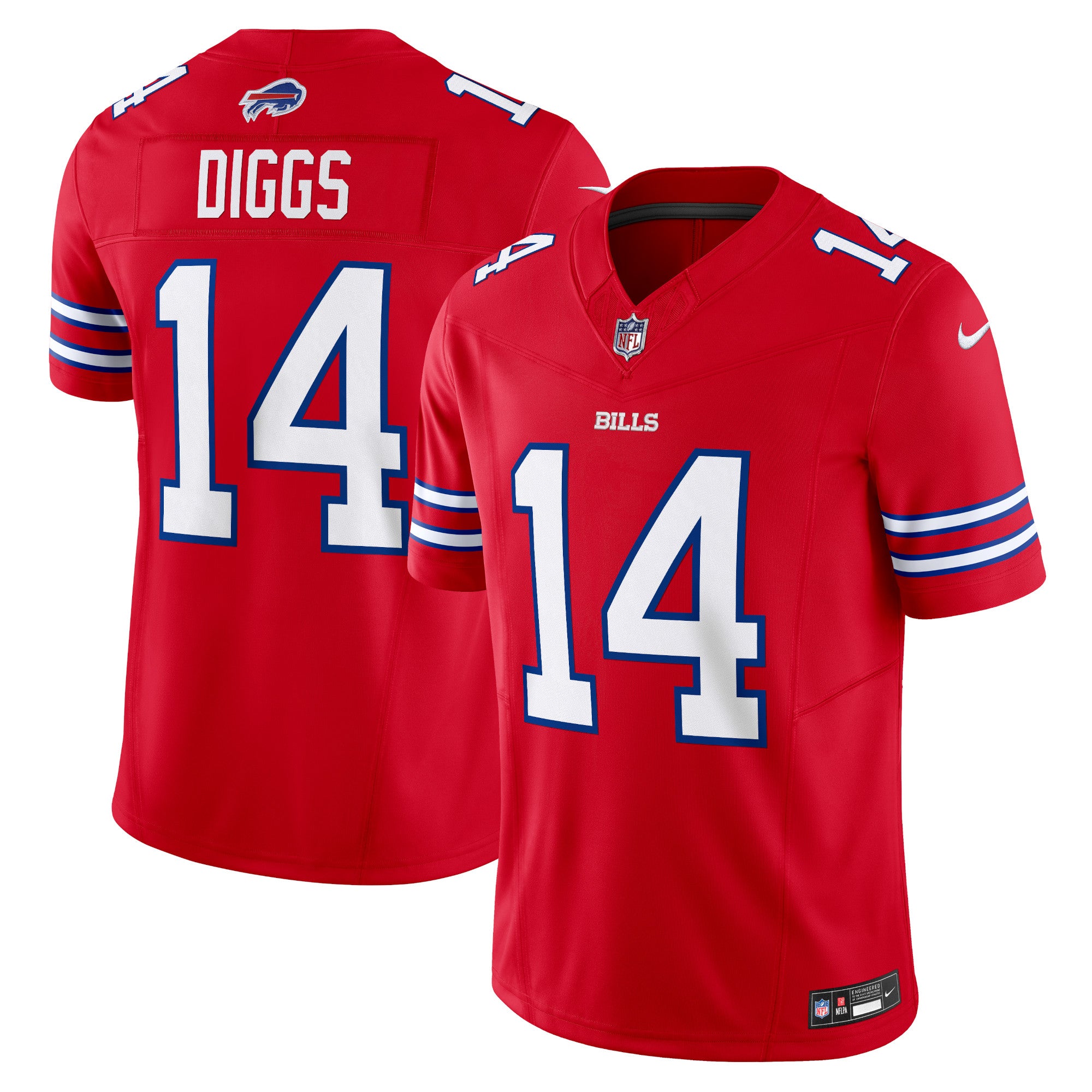 Stefon Diggs Buffalo Bills Nike Vapor F.U.S.E. Limited Jersey   Red