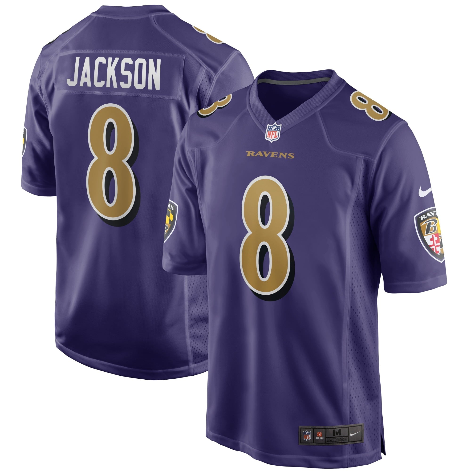 Men s Nike Lamar Jackson Purple Baltimore Ravens Alternate Game Jersey