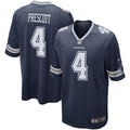 Men s Nike Dak Prescott Navy Dallas Cowboys Game Team Jersey