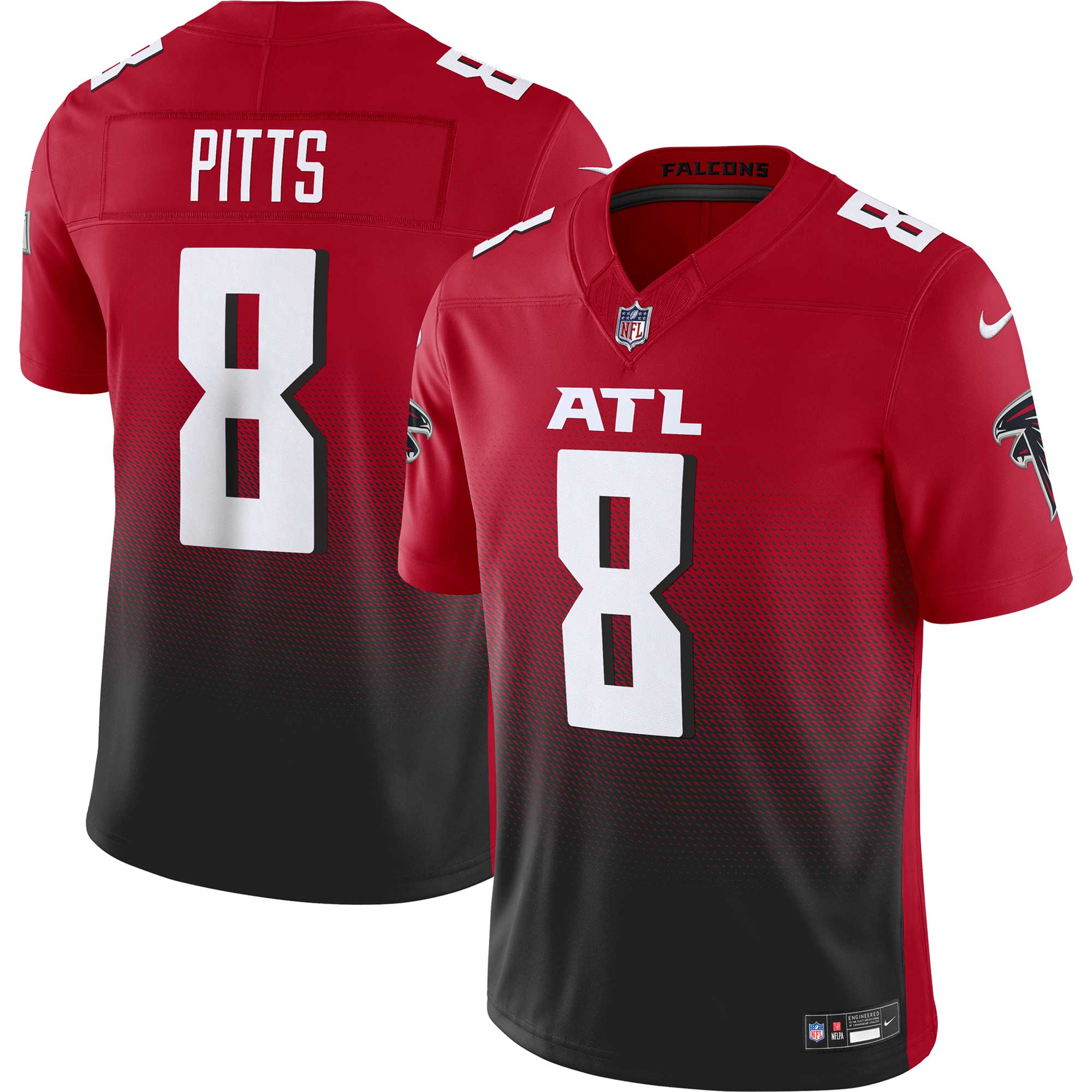 Kyle Pitts Atlanta Falcons Nike Vapor F.U.S.E. Limited Jersey   Red