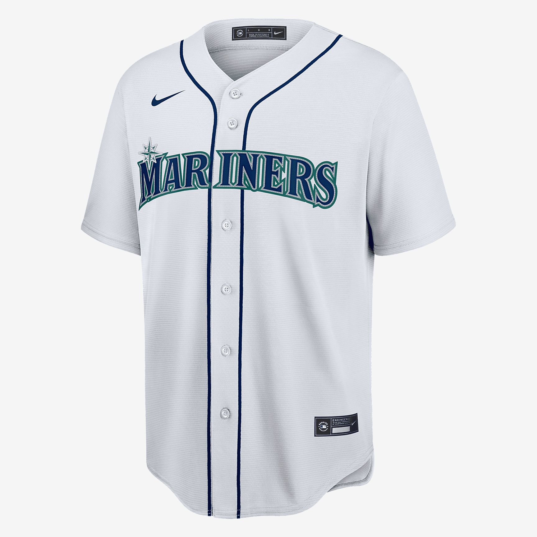 MLB Seattle Mariners Men's Replica Baseball Jersey - White