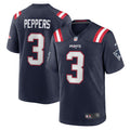 Jabrill Peppers New England Patriots Nike Game Jersey   Navy
