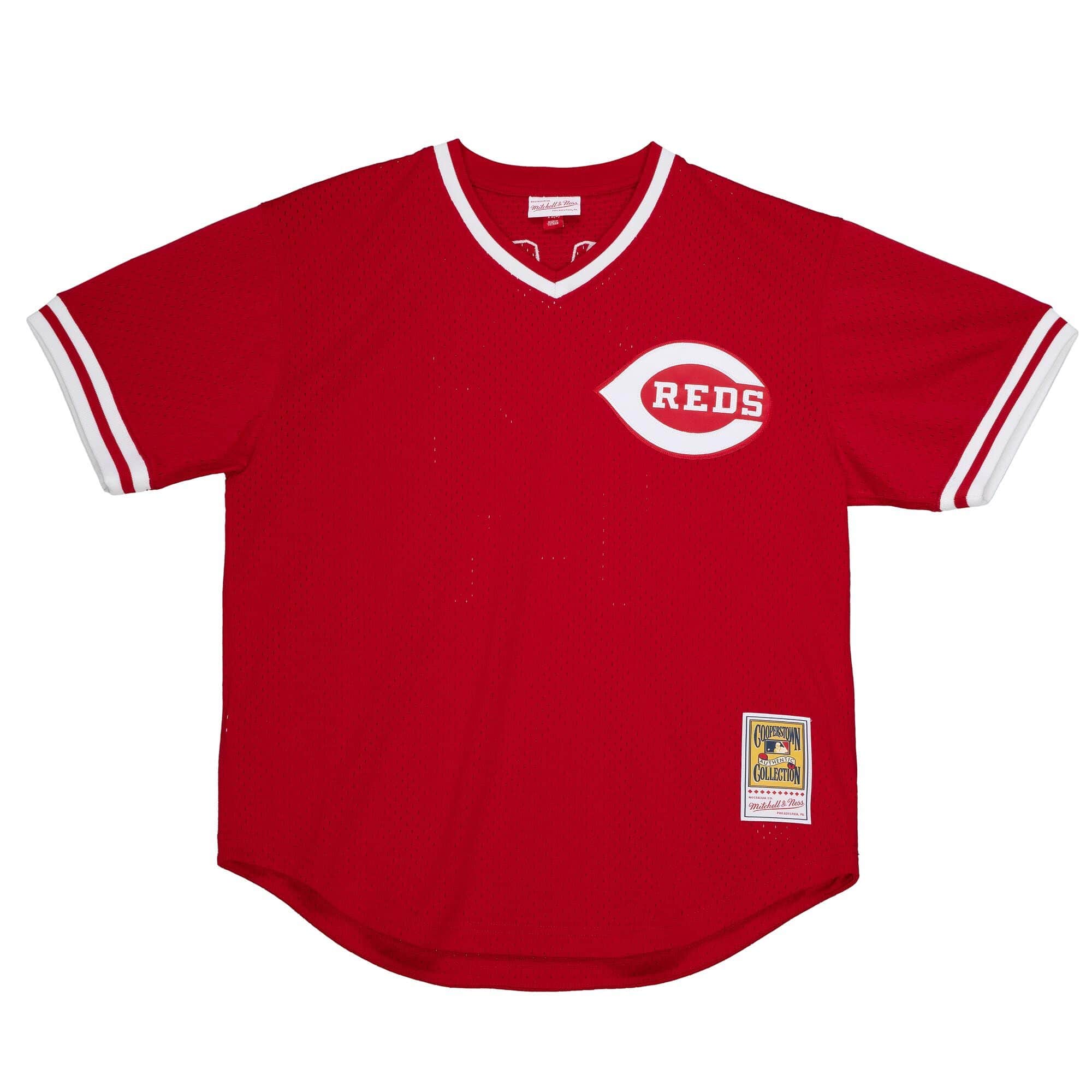 Authentic Johnny Bench Cincinnati Reds 1983 Pullover Jersey