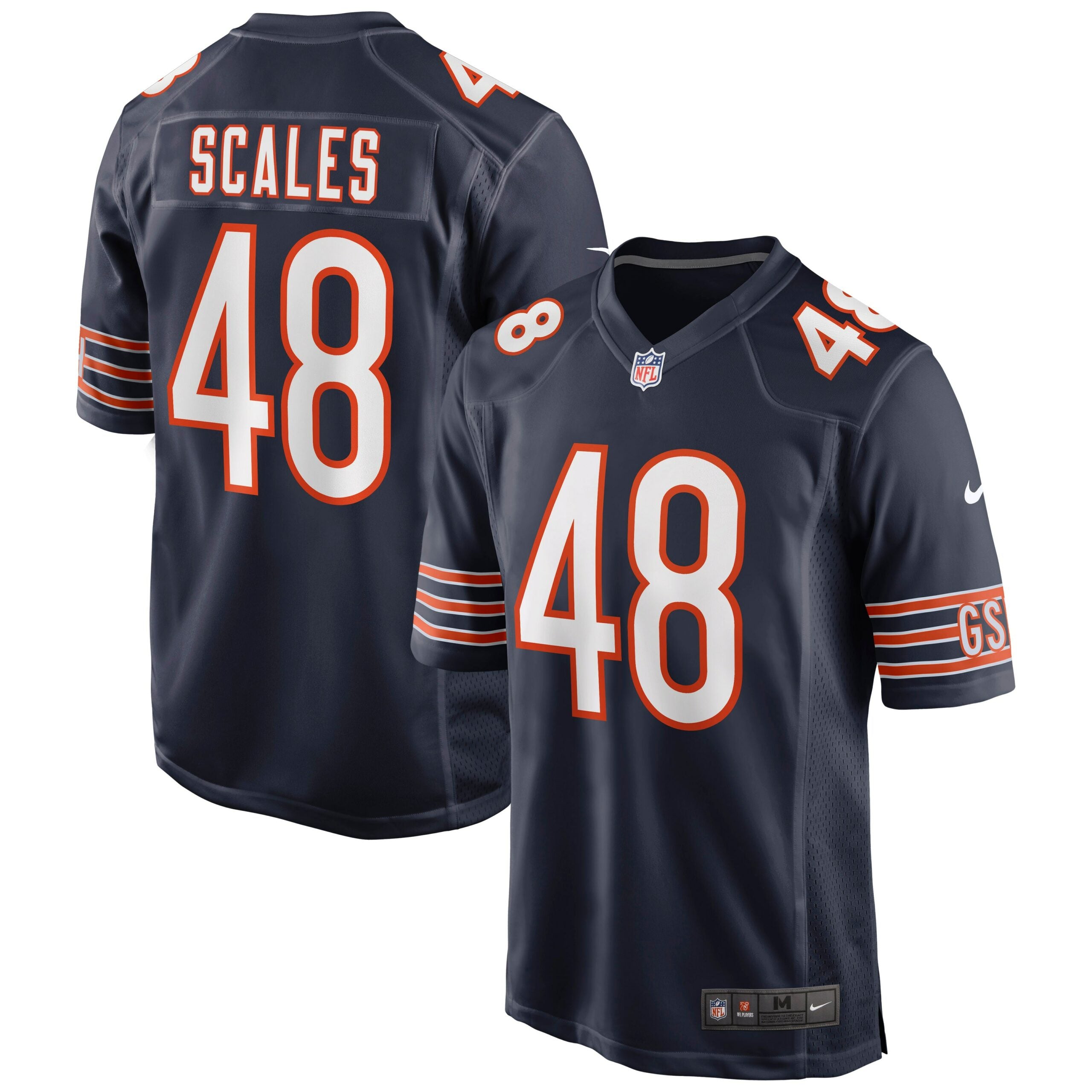 Patrick Scales Chicago Bears Nike Game Jersey   Navy