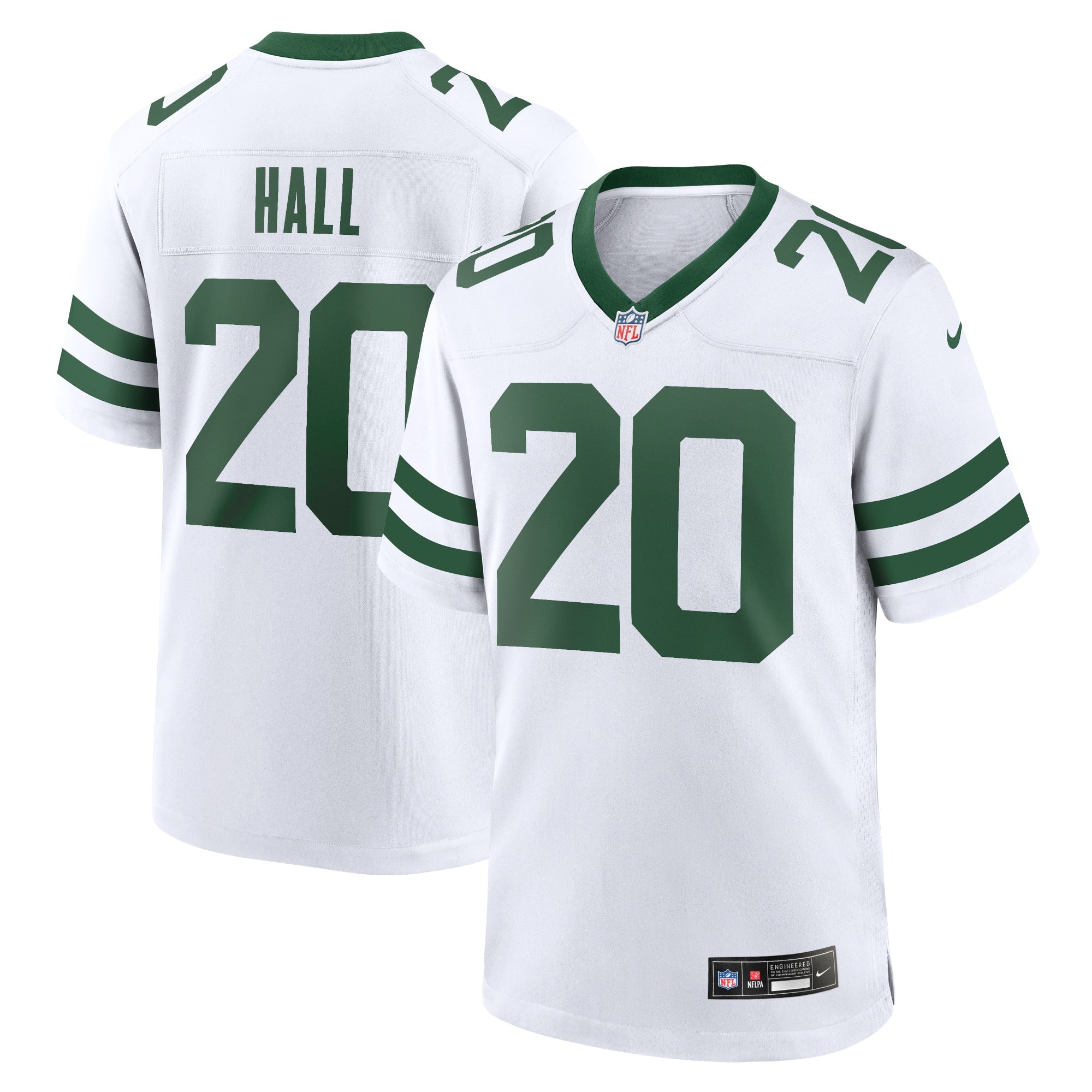 Breece Hall New York Jets Nike Legacy Player Game Jersey   White