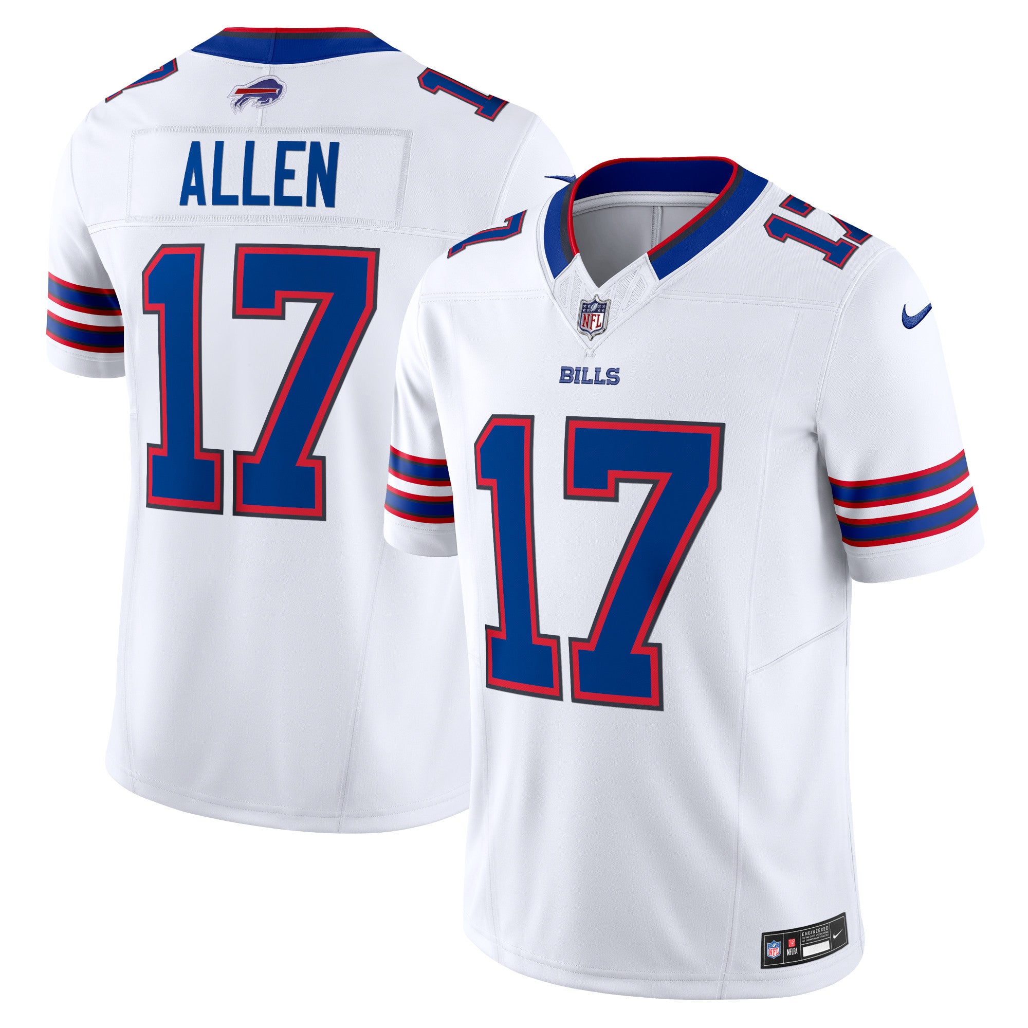Josh Allen Buffalo Bills Nike Vapor F.U.S.E. Limited Jersey   White