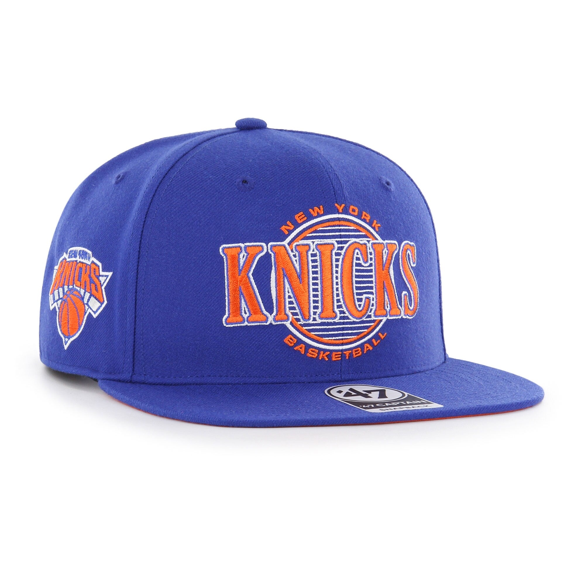 New York Knicks '47 High Post Captain Snapback Hat - Blue