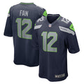 Men s Nike 12s College Navy Seattle Seahawks Game Team Jersey