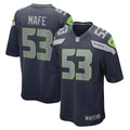 Men s Nike Boye Mafe College Navy Seattle Seahawks Game Player Jersey
