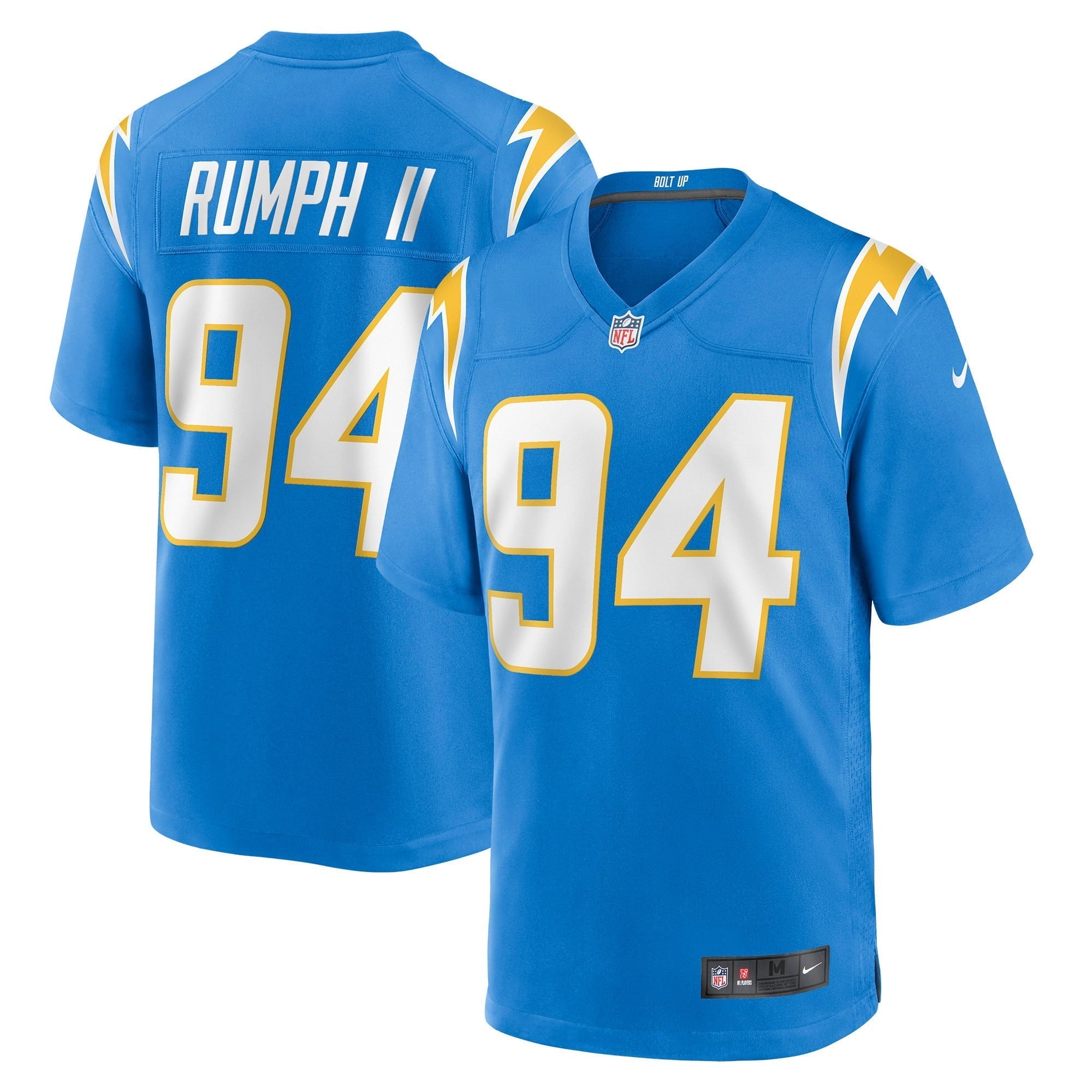 Men s Nike Chris Rumph II Powder Blue Los Angeles Chargers Game Jersey