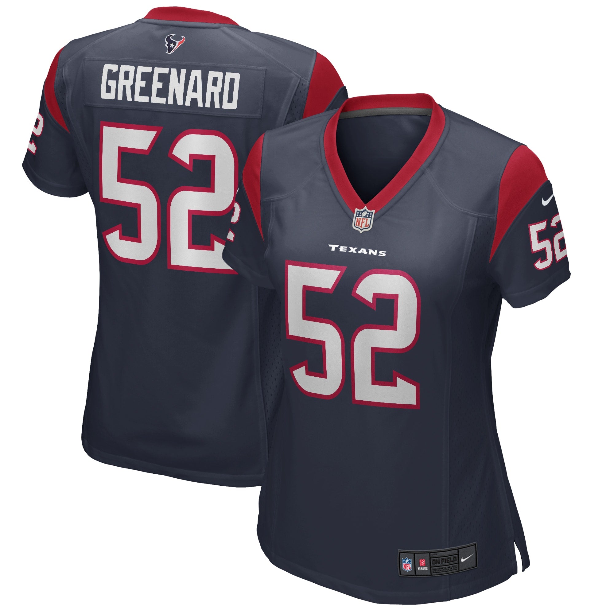 Jonathan Greenard Houston Texans Nike Women s Game Jersey   Navy