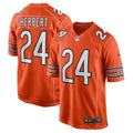 Men s Nike Khalil Herbert Orange Chicago Bears Alternate Game Player Jersey