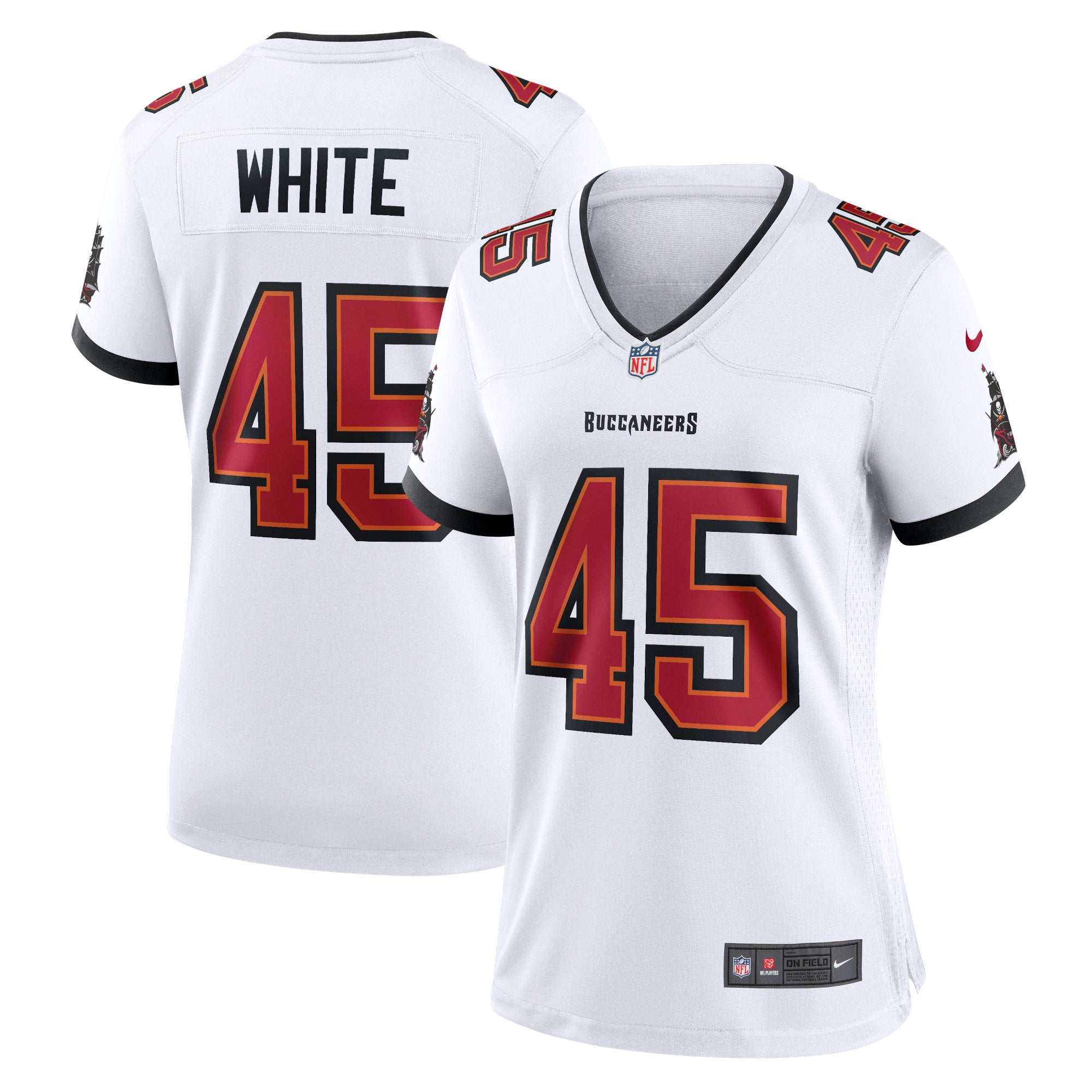 Devin White Tampa Bay Buccaneers Nike Women s Game Jersey   White