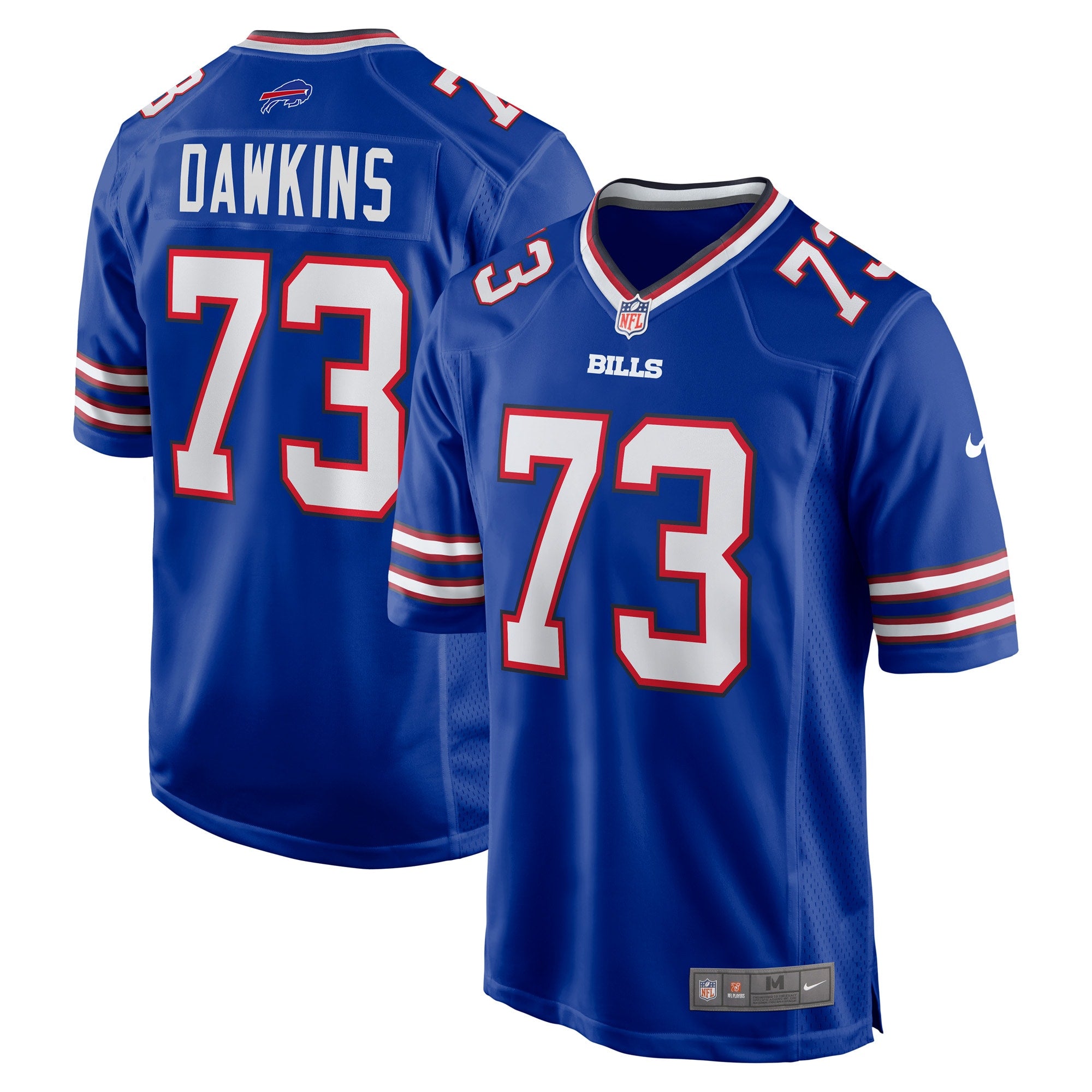 Dion Dawkins Buffalo Bills Nike Game Player Jersey   Royal