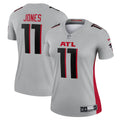 Julio Jones Atlanta Falcons Nike Women s Inverted Legend Jersey   Silver