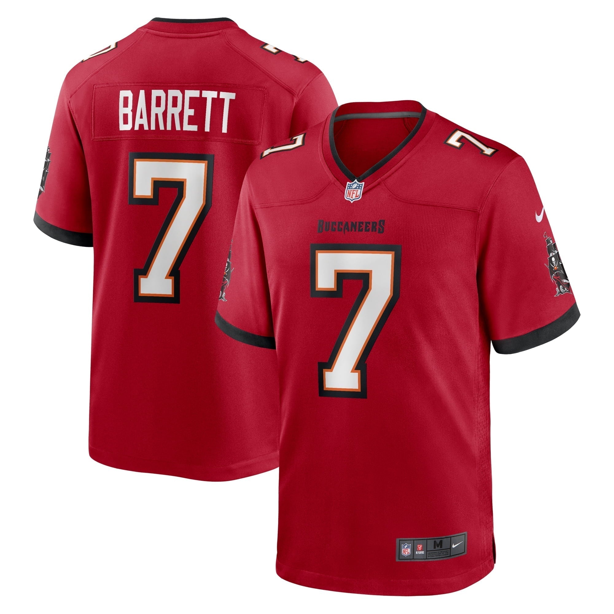 Men s Nike Shaquil Barrett Red Tampa Bay Buccaneers Game Player Jersey