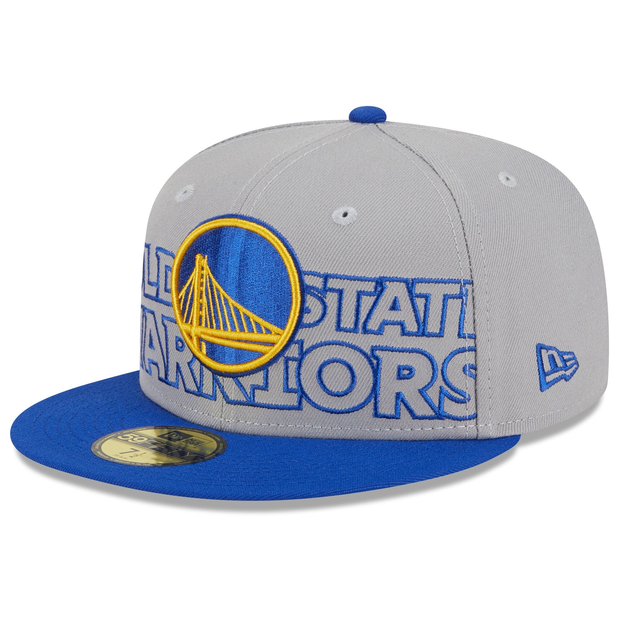 Golden State Warriors New Era 2023 NBA Draft Two-Tone 59FIFTY Fitted Hat - Gray/Royal