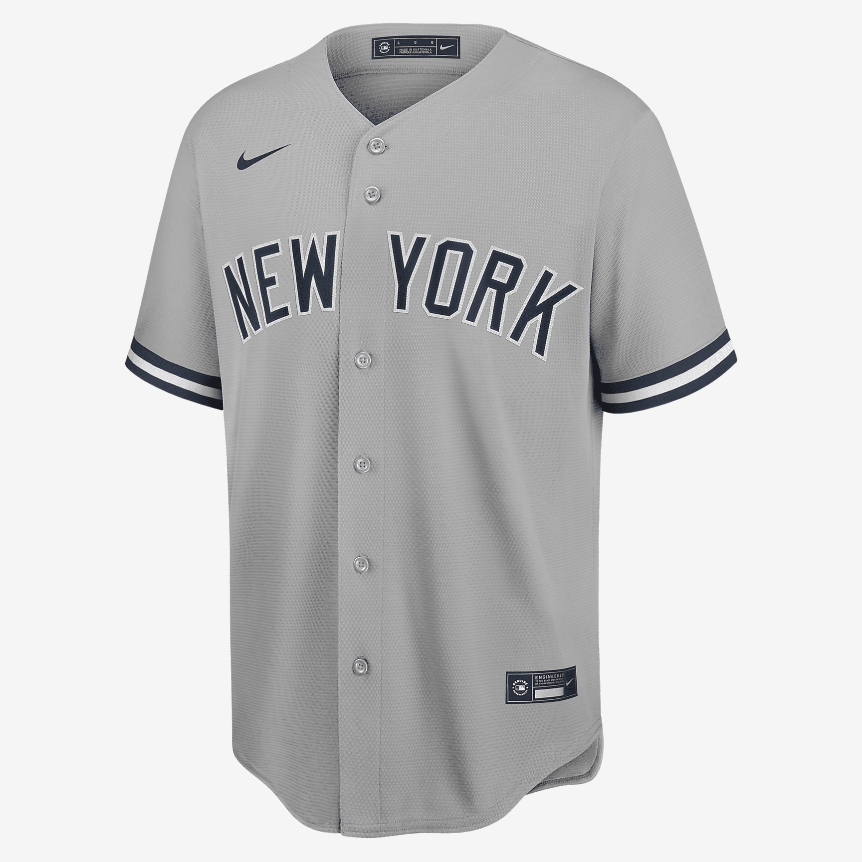 MLB New York Yankees (Gary Sanchez) Men's Replica Baseball Jersey - Atmosphere Grey