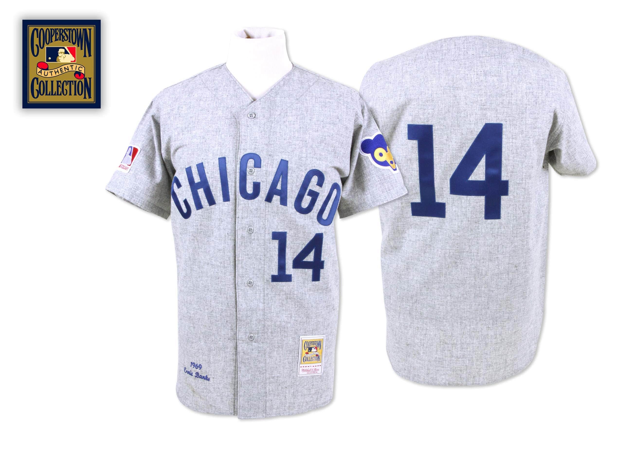 Ernie Banks 1969 Authentic Jersey Chicago Cubs