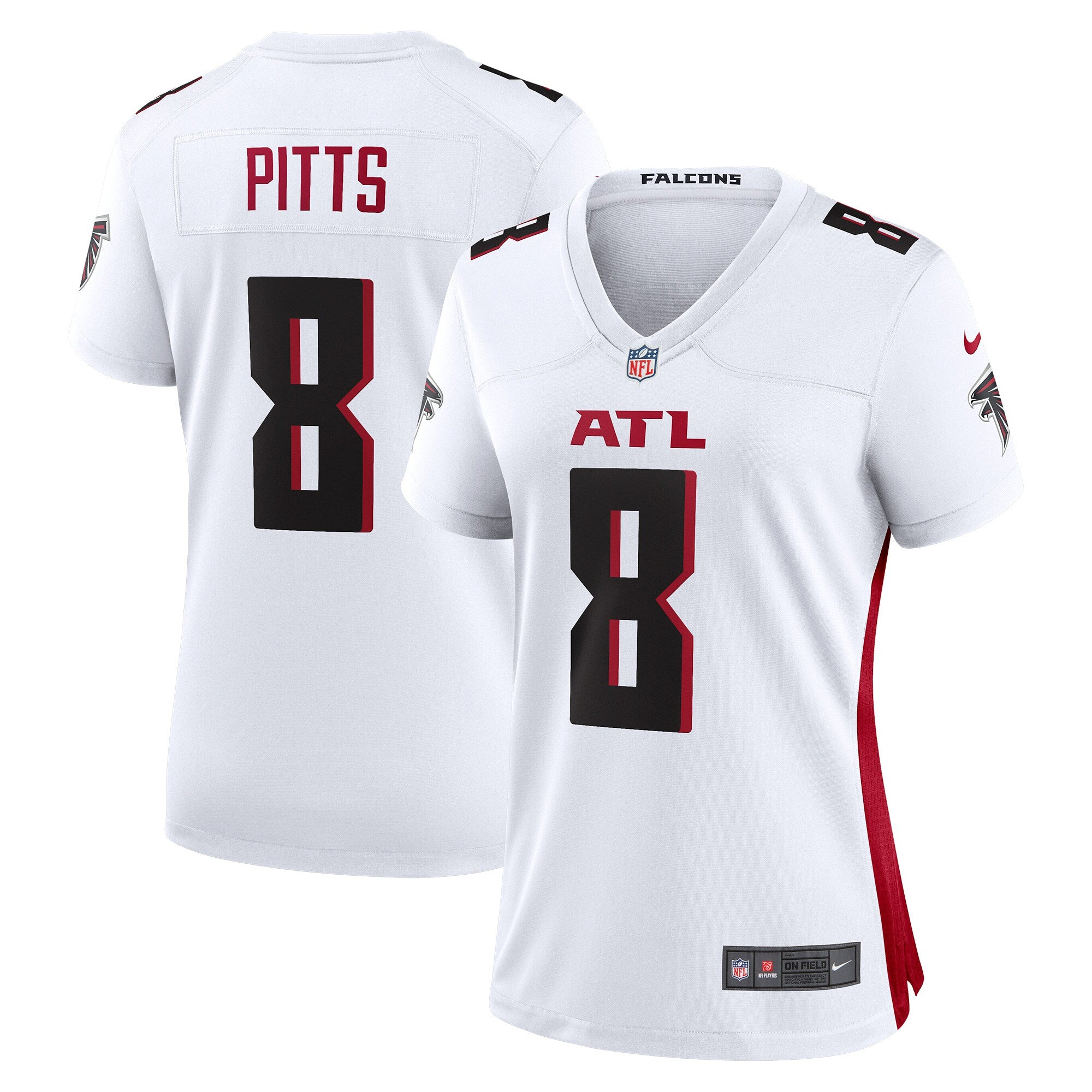 Kyle Pitts Atlanta Falcons Nike Women s Game Player Jersey   White