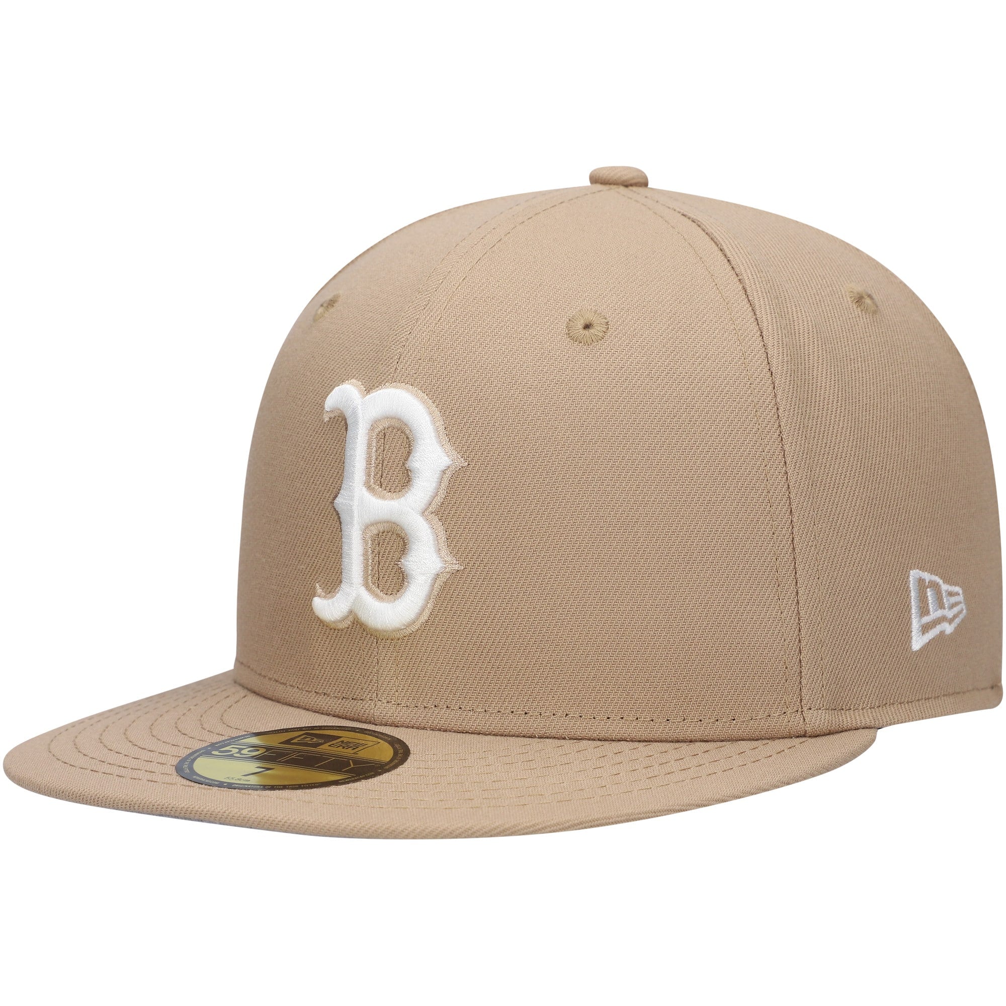 Boston Red Sox New Era 59FIFTY Fitted Hat - Khaki