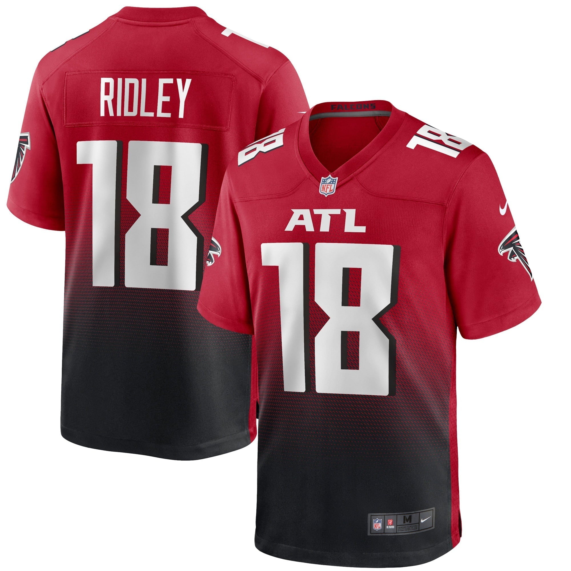 Men s Nike Calvin Ridley Red Atlanta Falcons 2nd Alternate Game Jersey