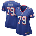 Ruben Brown Buffalo Bills Nike Women s Game Retired Player Jersey   Royal