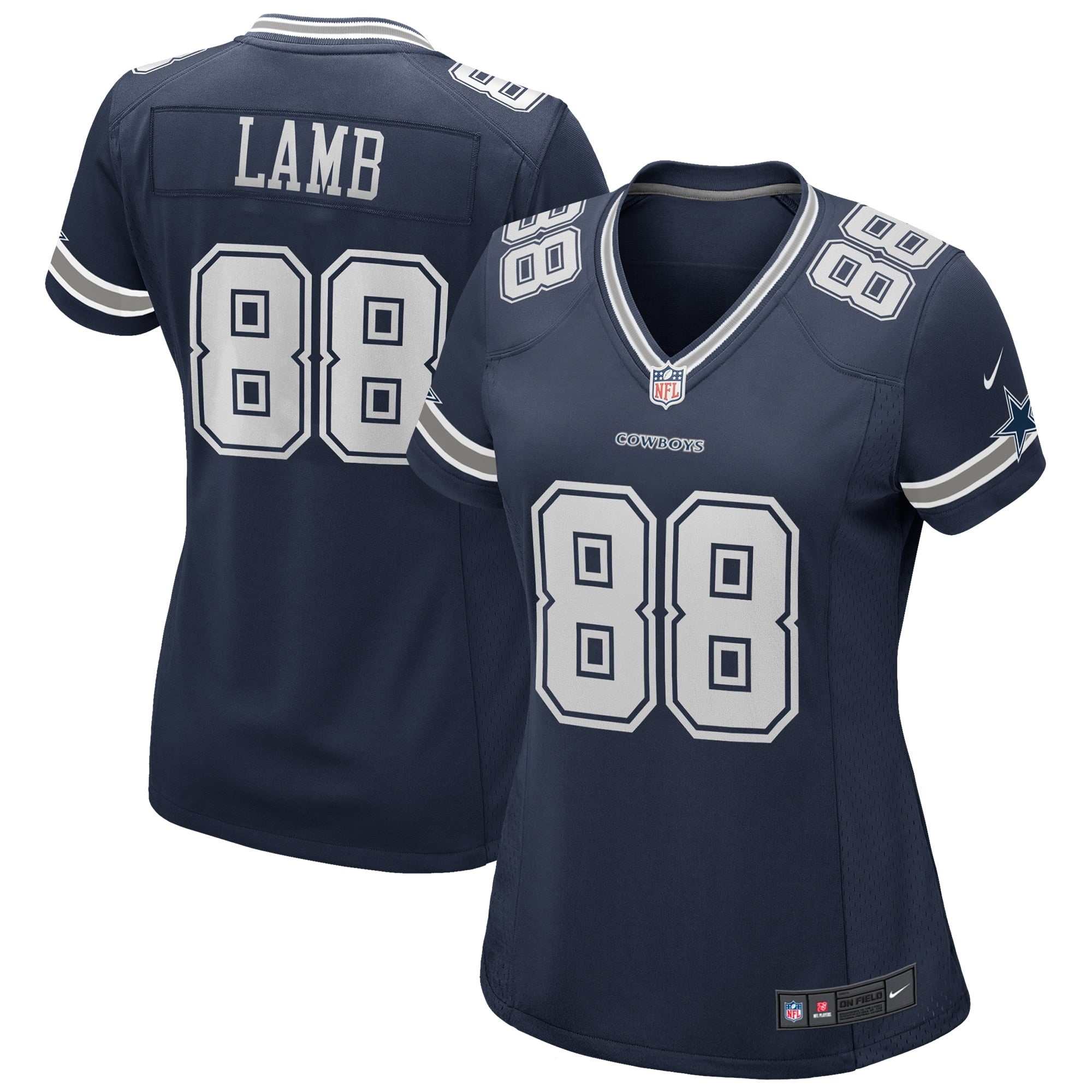 Women s Nike CeeDee Lamb Navy Dallas Cowboys Game Jersey
