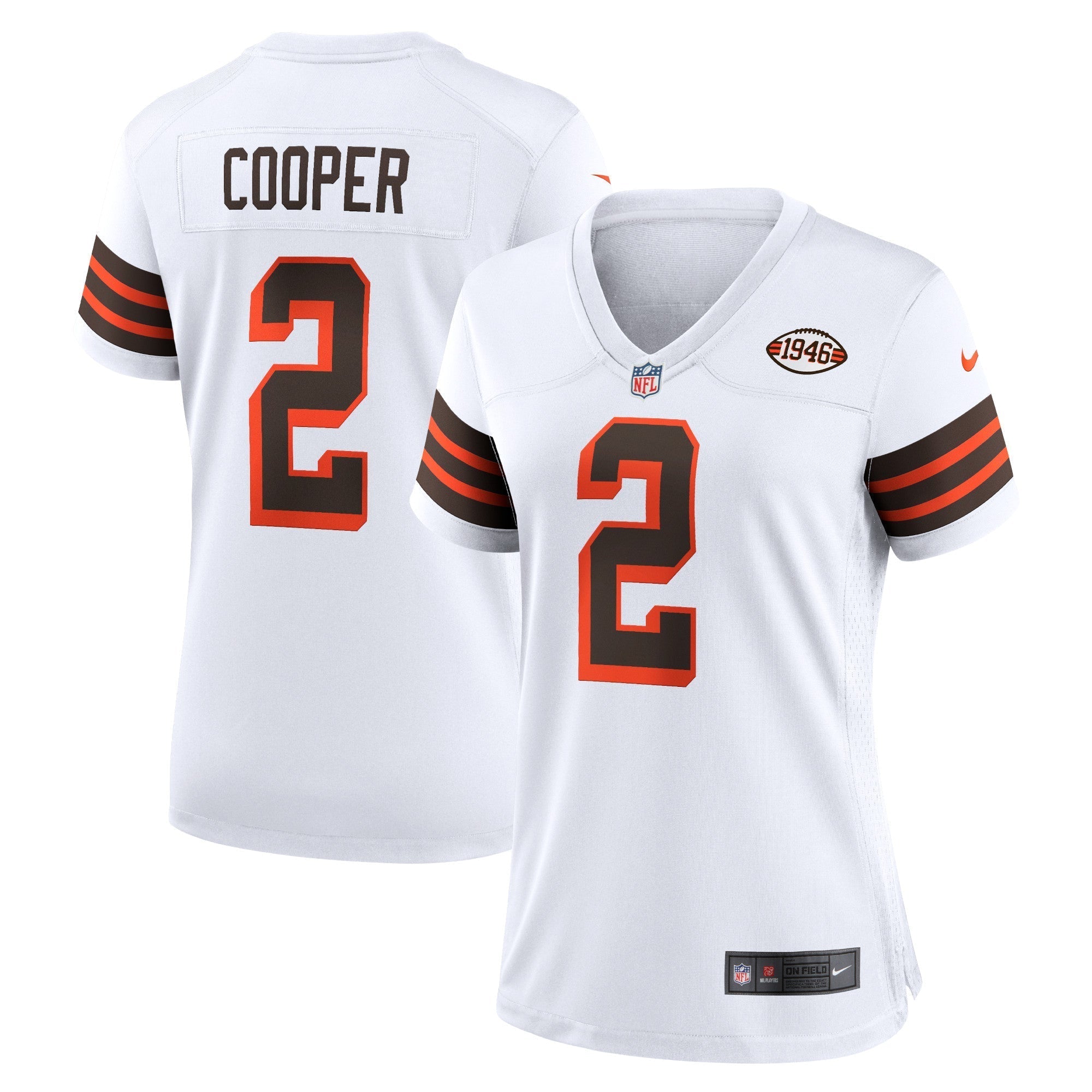 Women s Nike Amari Cooper White Cleveland Browns Alternate Game Jersey