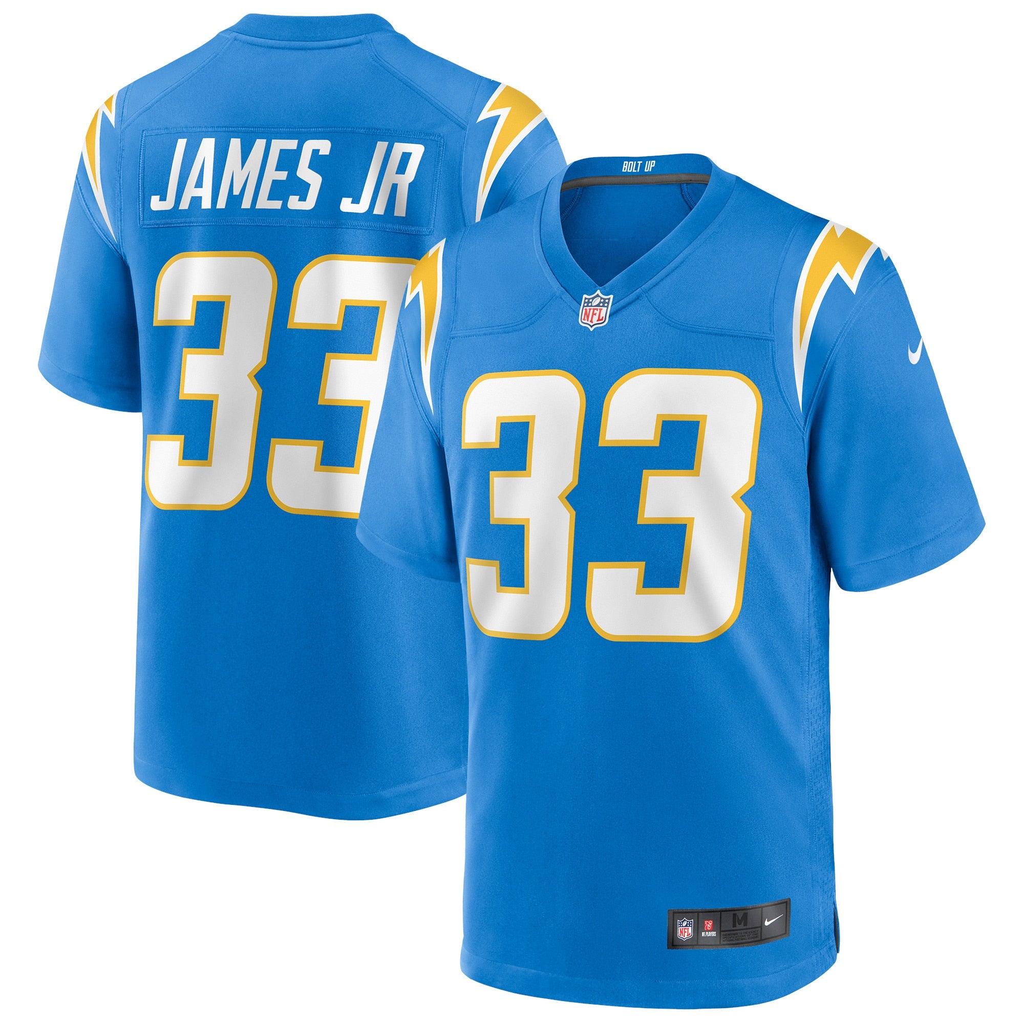 Derwin James Los Angeles Chargers Nike Game Player Jersey   Powder Blue