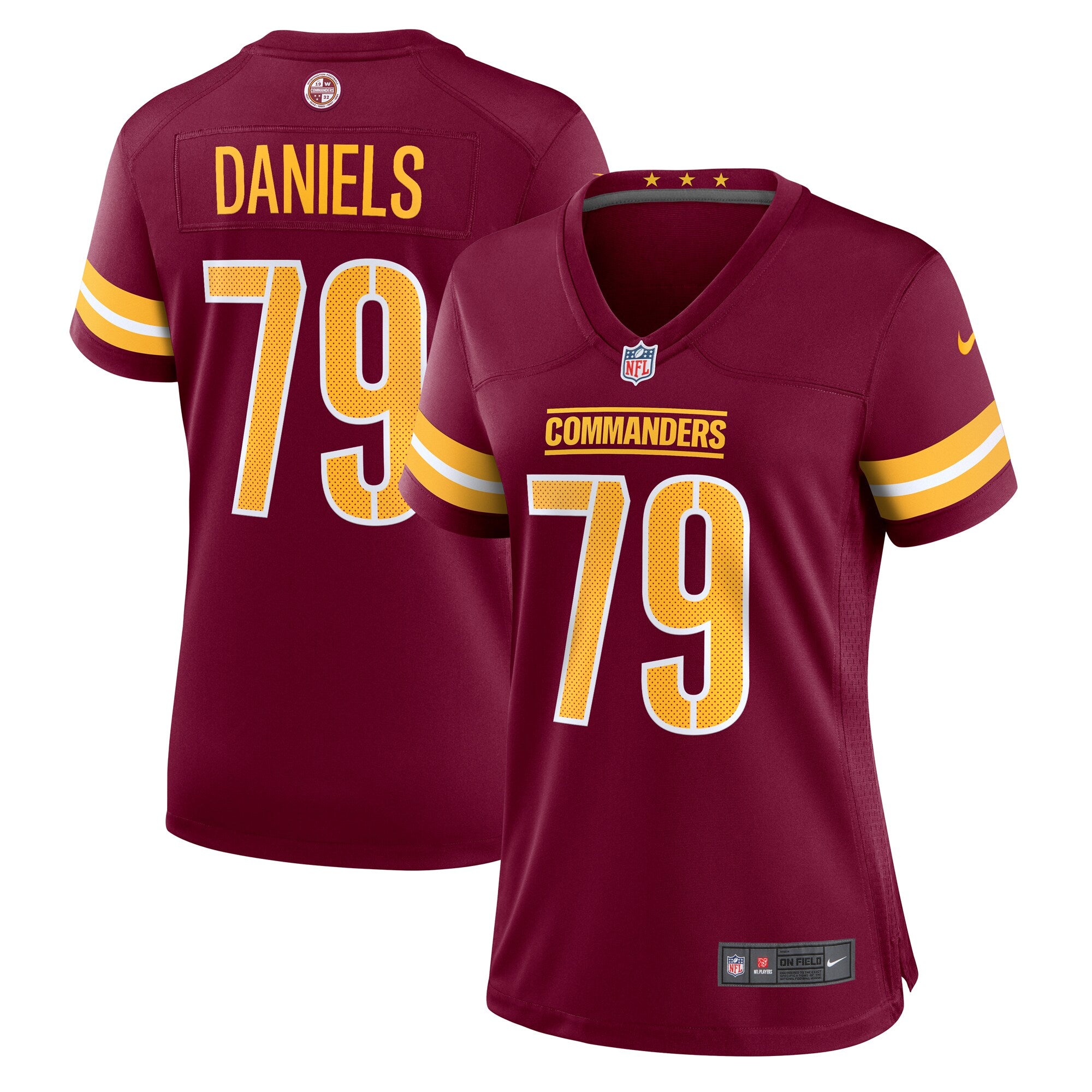 Braeden Daniels Washington Commanders Nike Women s Team Game Jersey   Burgundy