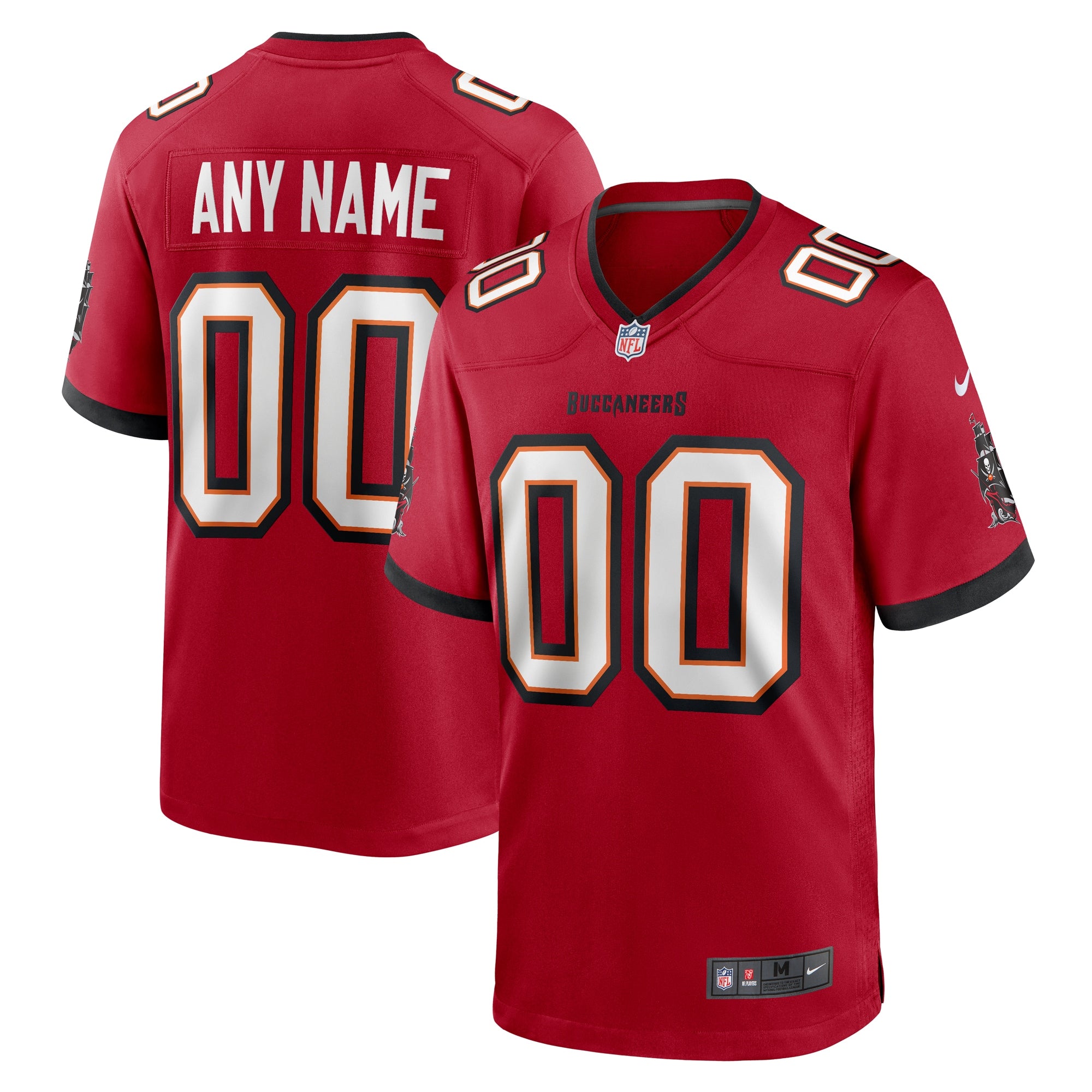 Nike Tampa Bay Buccaneers Custom Game Jersey   Red