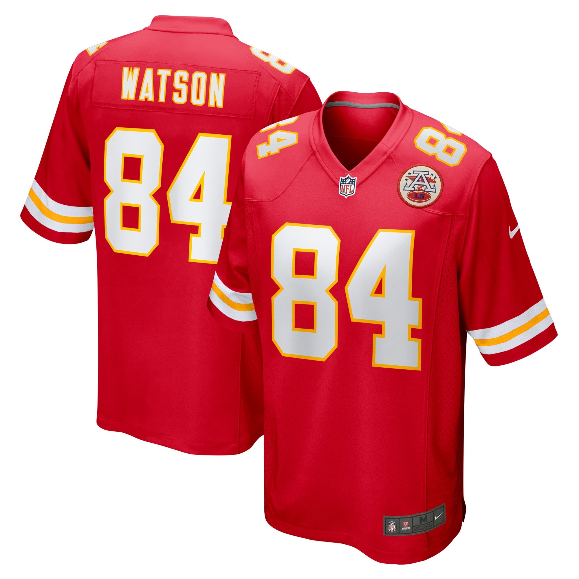 Justin Watson Kansas City Chiefs Nike Game Player Jersey   Red