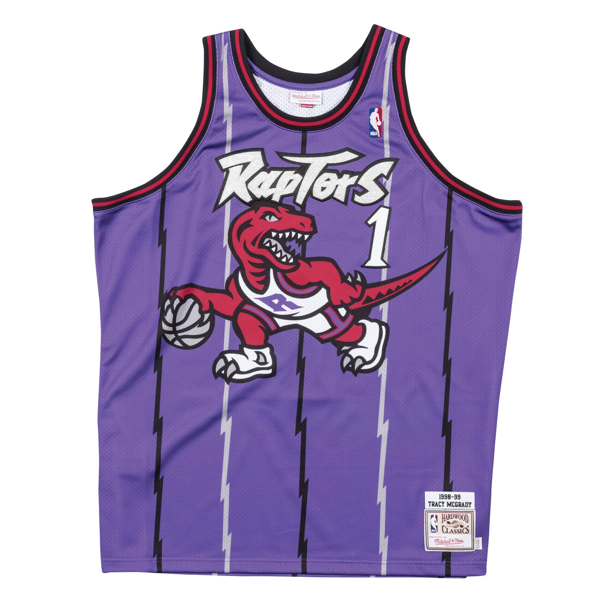 Authentic Jersey Toronto Raptors Road 1998-99 Tracy McGrady