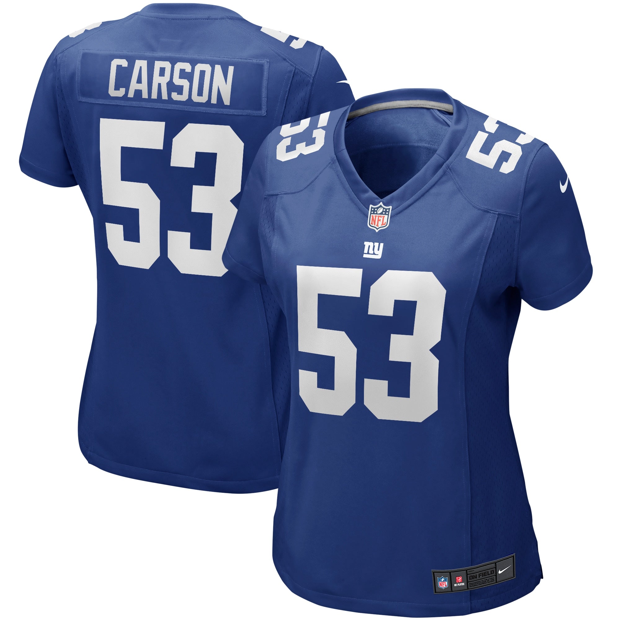 Harry Carson New York Giants Nike Women s Game Retired Player Jersey Royal