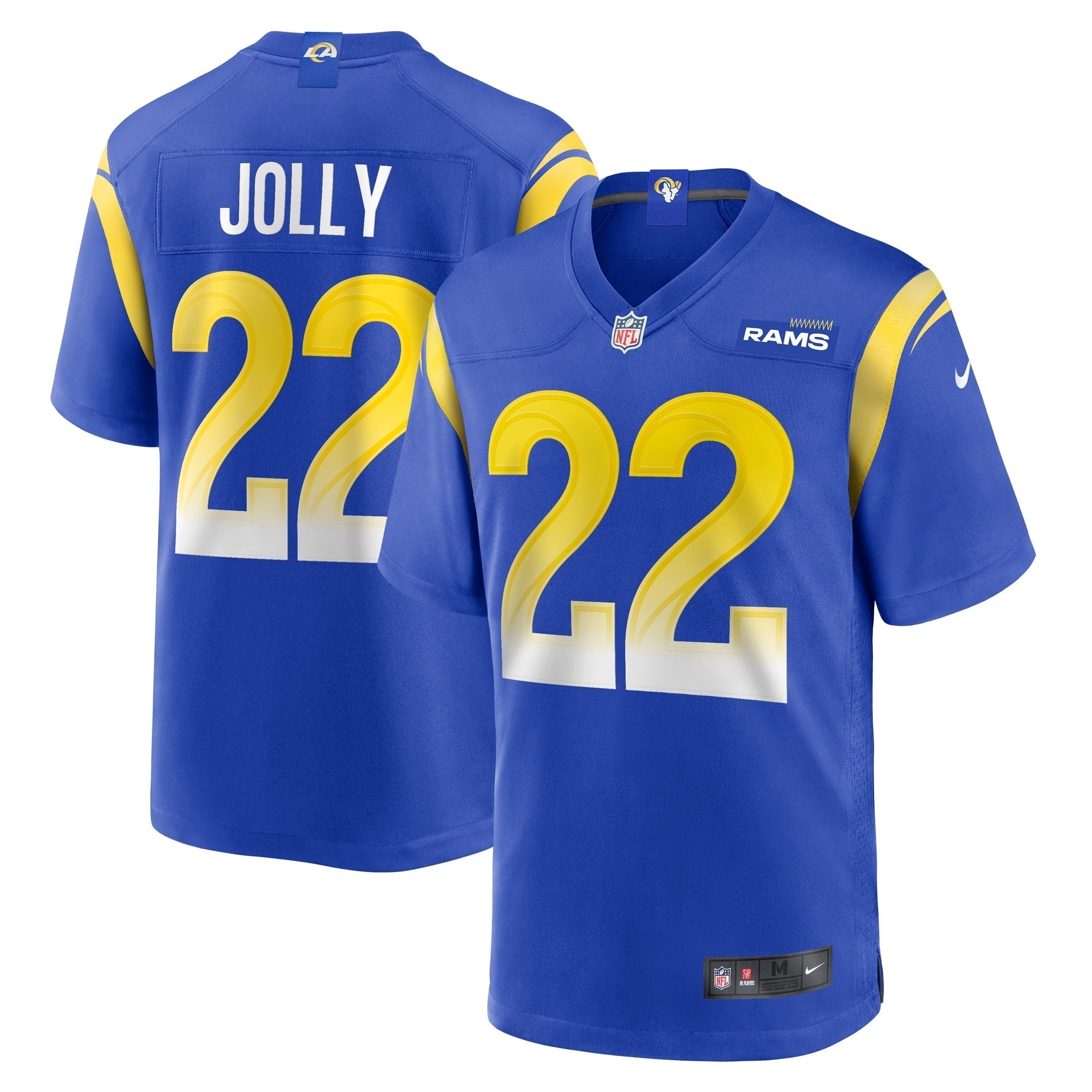 Men s Nike Shaun Jolly Royal Los Angeles Rams Home Game Jersey