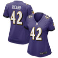 Women s Nike Patrick Ricard Purple Baltimore Ravens Game Jersey