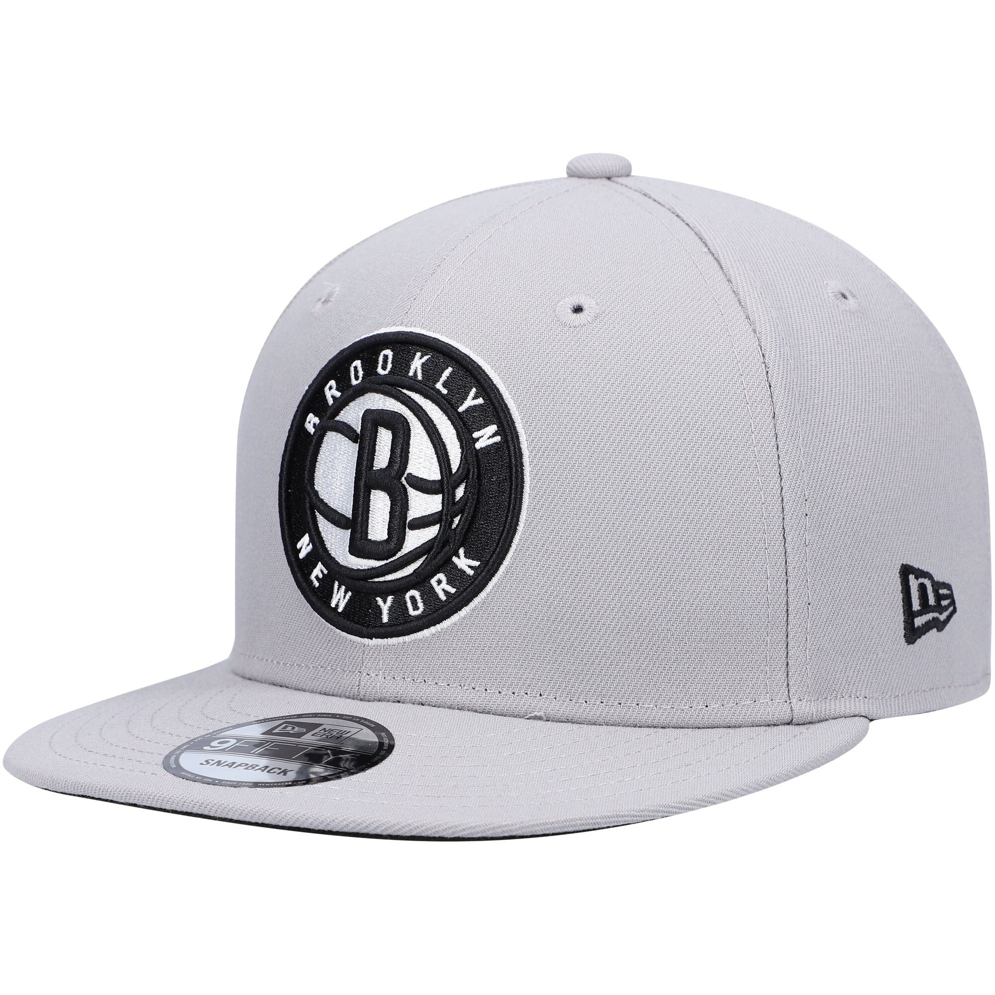 Brooklyn Nets New Era 9FIFTY Snapback Hat - Gray