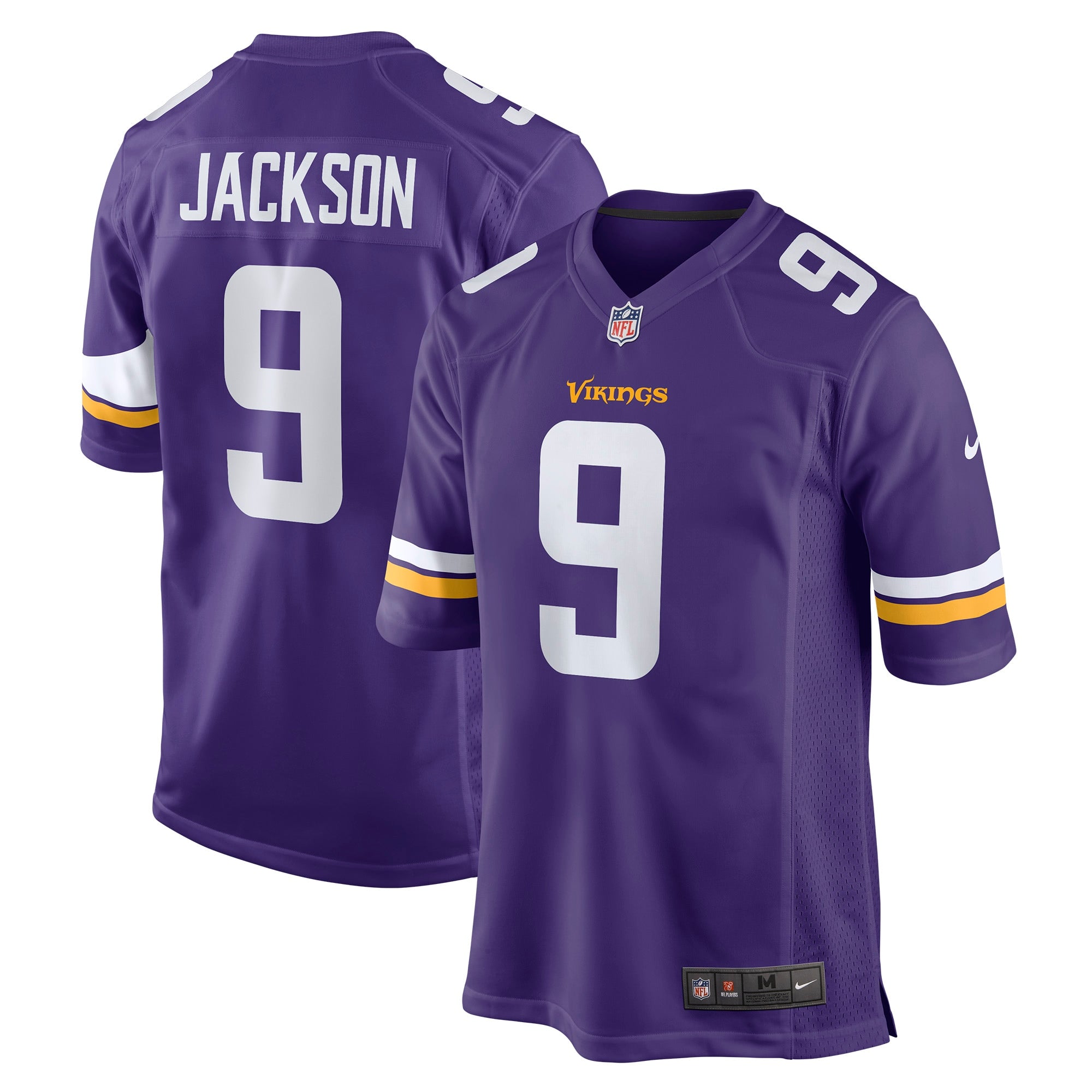 Trishton Jackson Minnesota Vikings Nike Game Jersey   Purple